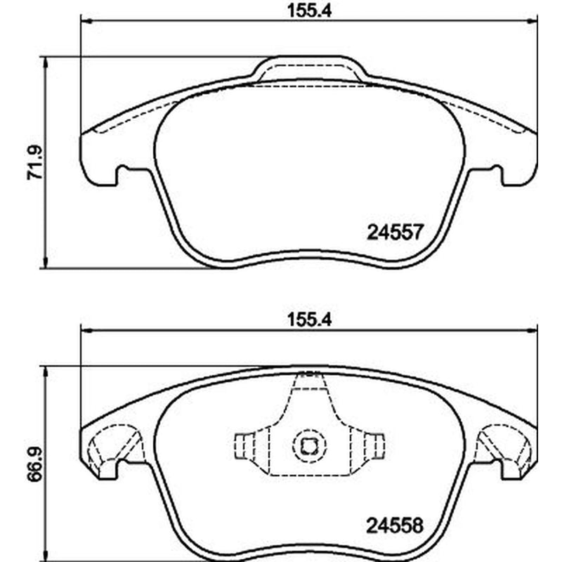 DON Front Brake Pad Set PCP1564
