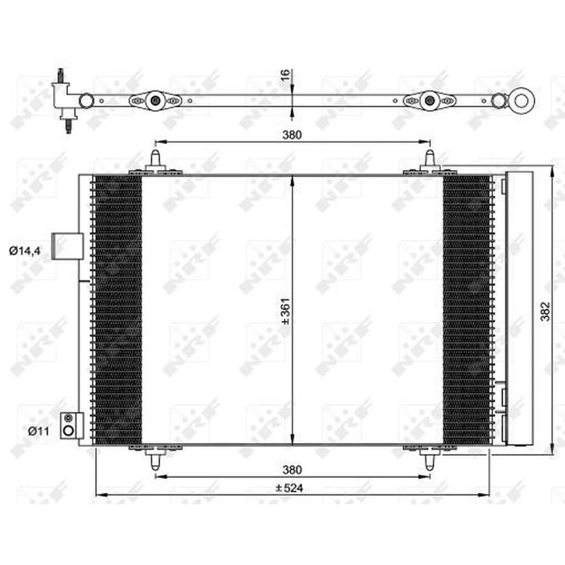 NRF Air Conditioning Condenser 35946