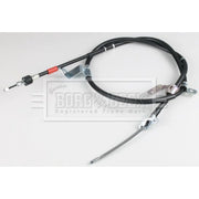 Borg & Beck Handbrake Cable Left Rear BKB3698