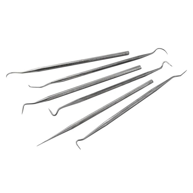 Faithfull Picks & Carvers Set 6 Piece Stainless Steel - FAIPICKSET