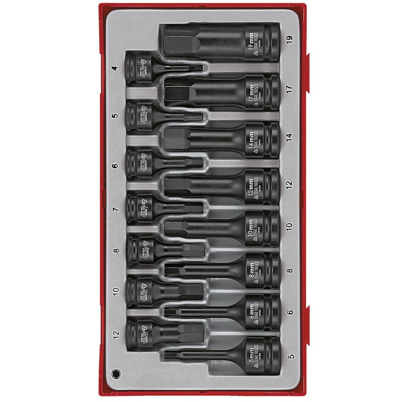 Teng Tools Impact Socket Set TT9015HX 15 Pieces 3/8" & 1/2"
