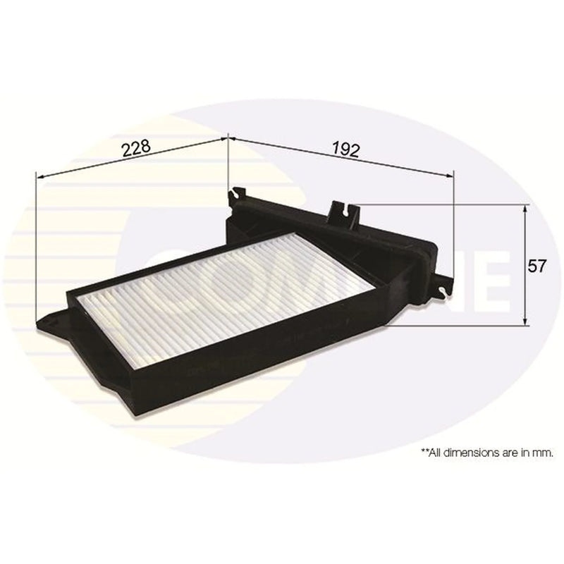 Comline Cabin Air Filter (Pollen Filter) EKF346