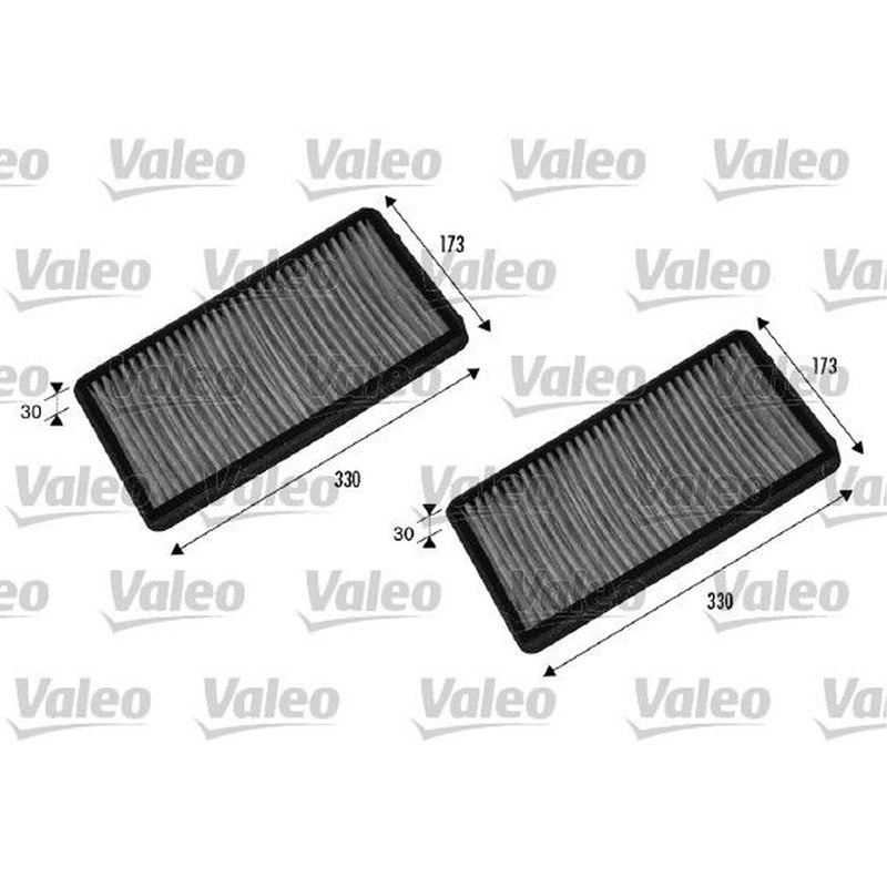 Valeo 2 x Cabin Air Filter (Pollen Filter) 698857