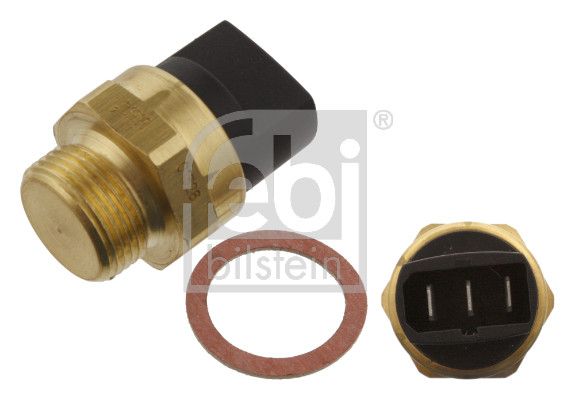 Febi Radiator Fan Temperature Switch 3 Connectors fits Audi 80 B3 1986-1991