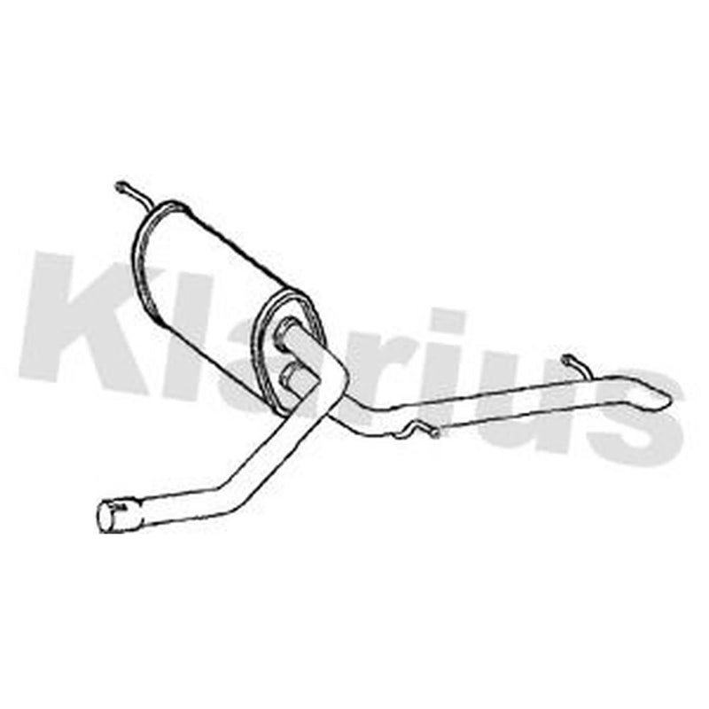 Klarius Box With Tail Pipe Rear FE1210K