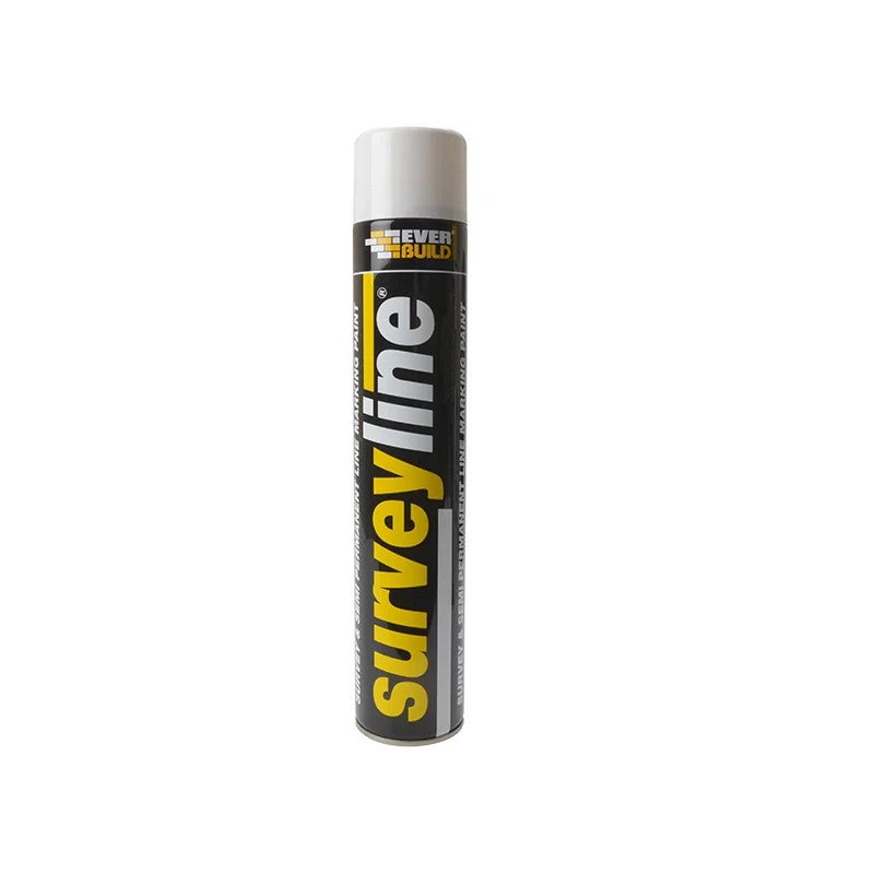 Everbuild Sika Surveyline Marker Spray White 700ml - 490214