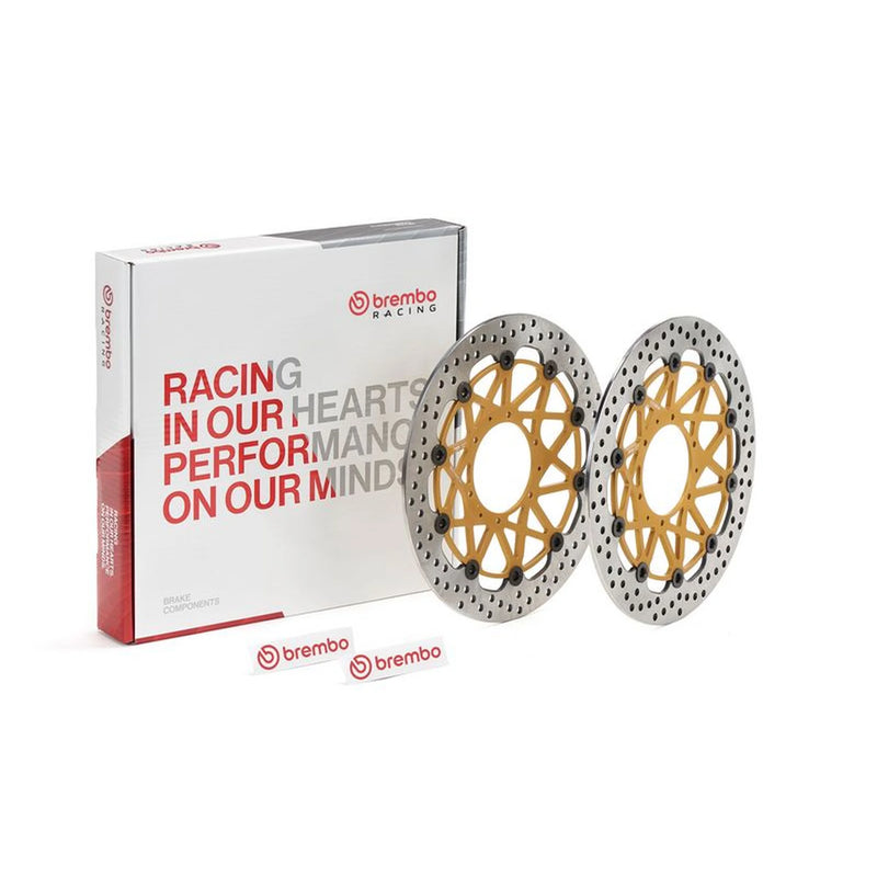 Brembo 2 x Floating Front Brake Disc Brake Discs 208973745