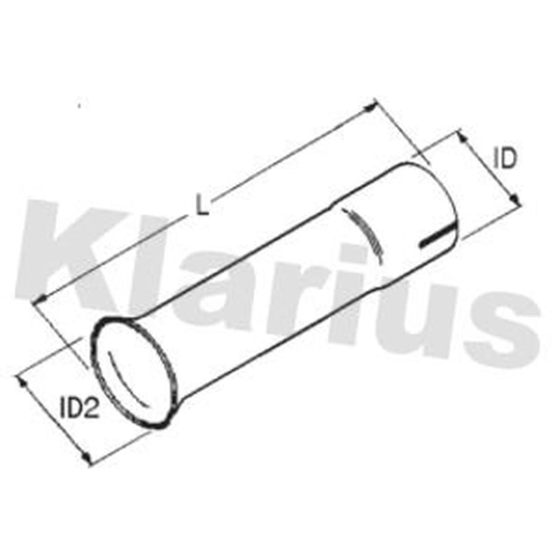 Klarius Flrd Pipe Ex D 50.5 To 66MM L 220MM 430570 430570