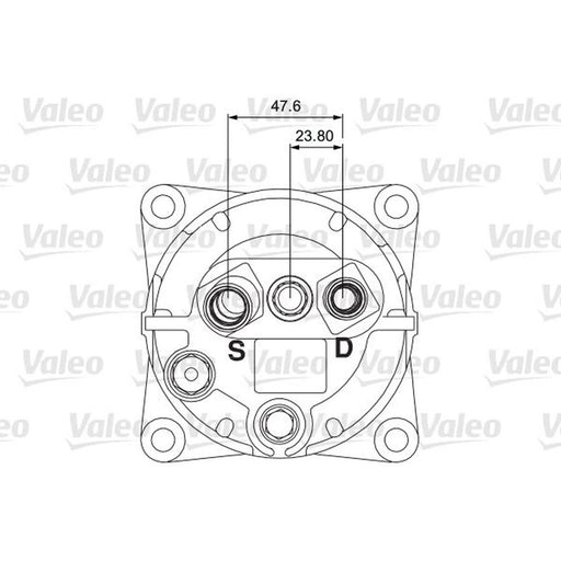 Valeo Air Conditioning Compressor 700853