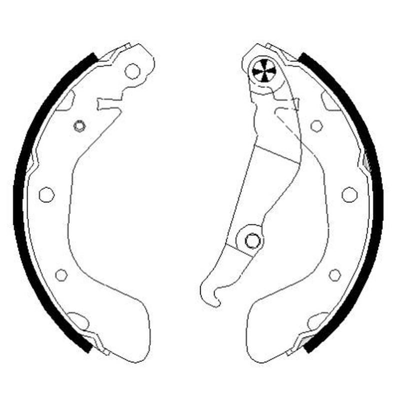 Mintex Brake Shoe Set Axle Kit MFR719