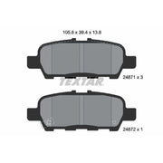 Textar Rear Brake Pad Set 2487101