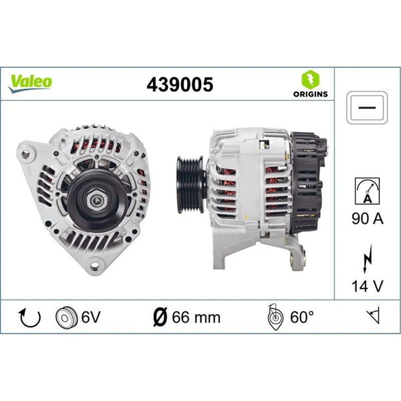 Valeo Car Alternator 12V 439005