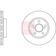 Apec 2 x Vented Front Brake Discs DSK2740