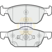 NAPA Front Brake Pad Set NBP1703