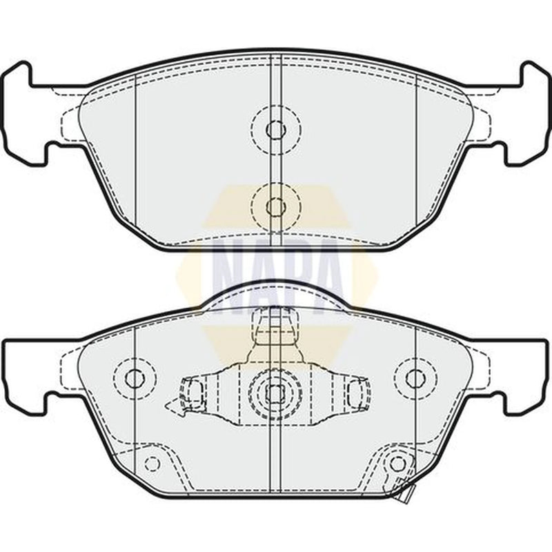 NAPA Front Brake Pad Set NBP1703