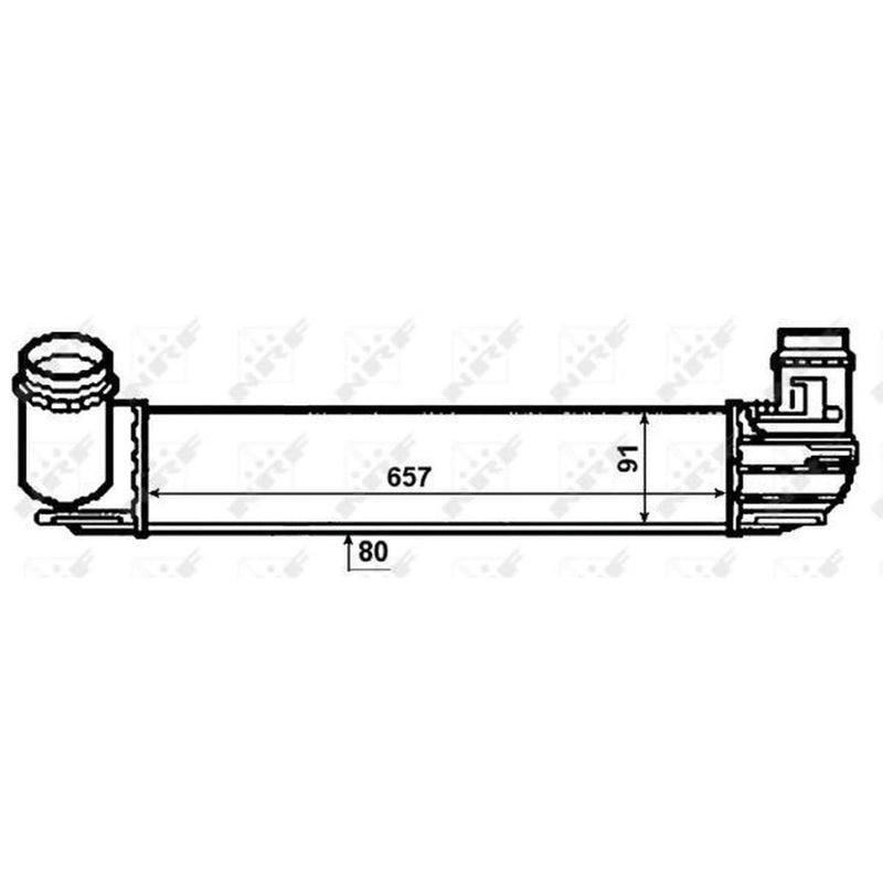 NRF Intercooler (Charge Air Cooler) 30481