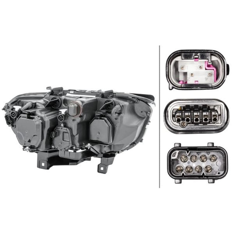 Hella Headlight Headlamp PY21W Left 1LL 158 085-011