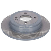 Febi 2 x Solid Rear Brake Discs 108420