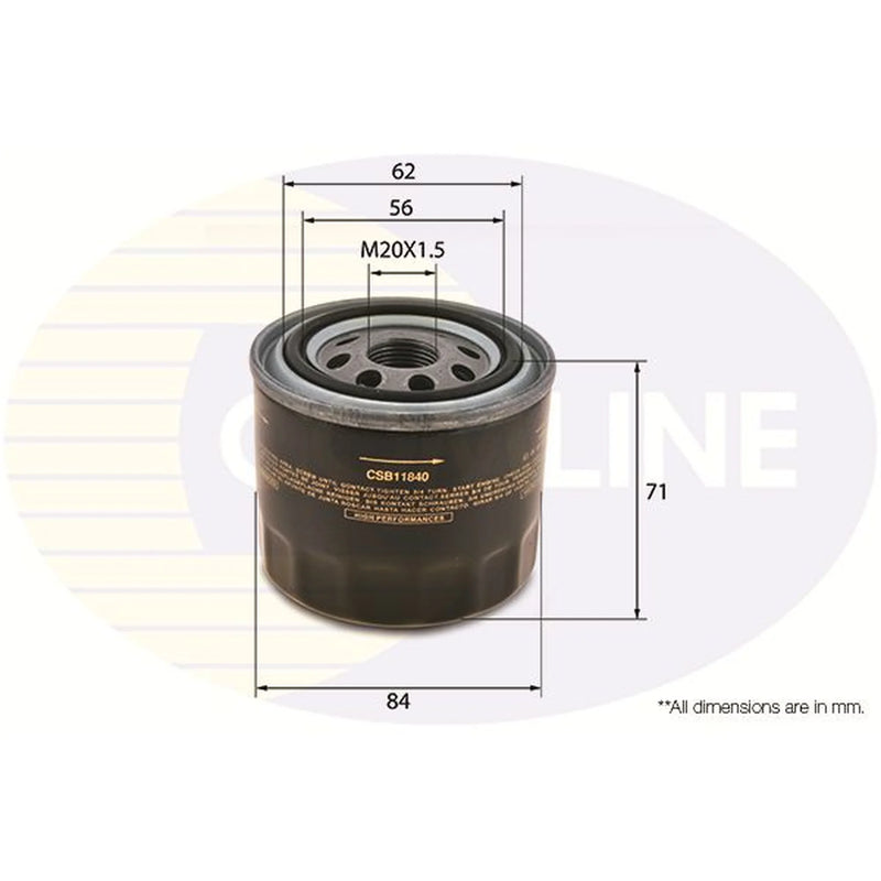 Comline Engine Oil Filter CSB11840
