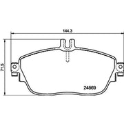 DON Front Brake Pad Set PCP1258