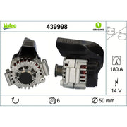 Valeo Car Alternator 12V 439998