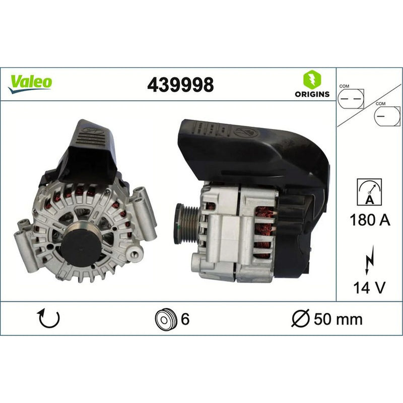 Valeo Car Alternator 12V 439998
