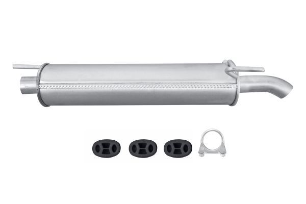 Hella 8LD 366 031-031 Rear Muffler
