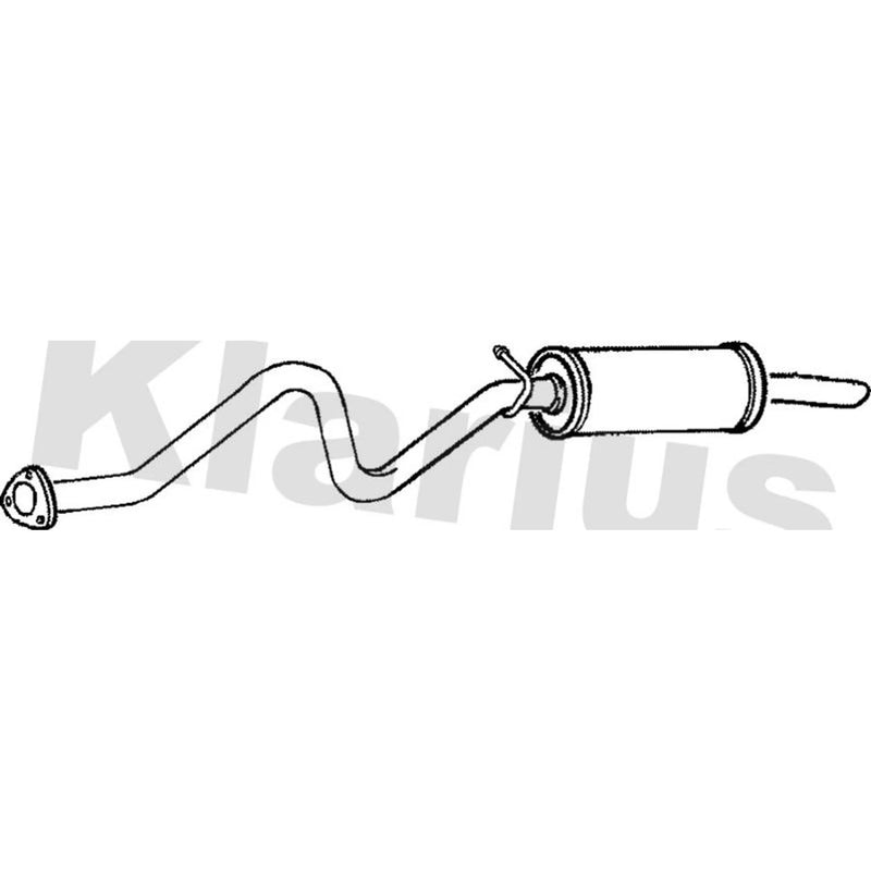 Klarius Box With Tail Pipe Rear LR176M