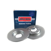 Borg & Beck 2 x Solid Rear Brake Discs BBD5358