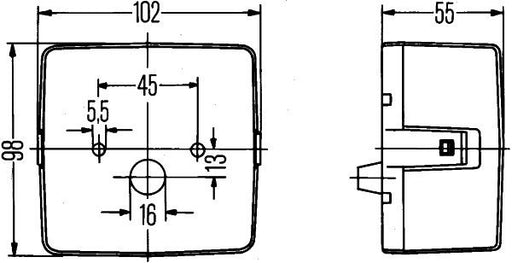 Hella 2SE 004 623-007 Tail Light Assembly