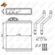 NRF Heater Matrix Core Heat Exchanger 58150