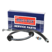 Borg & Beck Brake Hydraulic Hose Line Front Left BBH9134