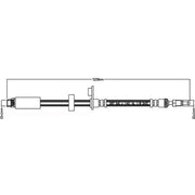 Abtex Brake Hydraulic Hose Line Front ABH1172