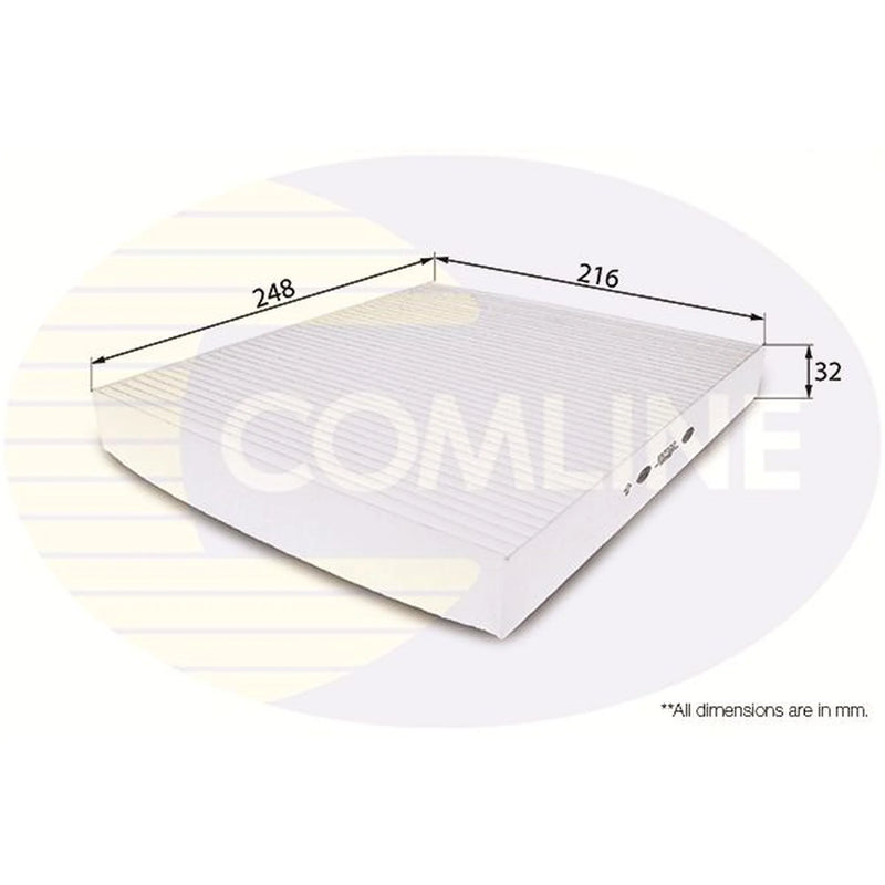 Comline Cabin Air Filter (Pollen Filter) EKF122