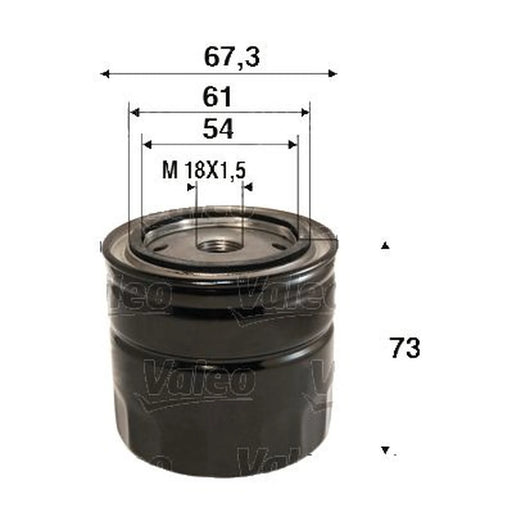 Valeo Engine Oil Filter 586123