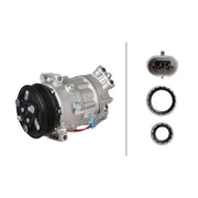 Hella Air Conditioning Compressor 8FK 366 203-091