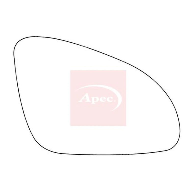 Apec Exterior Wing Mirror Glass Right AMS2782A