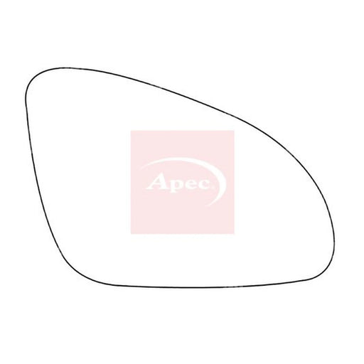 Apec Exterior Wing Mirror Glass Right AMS2782A