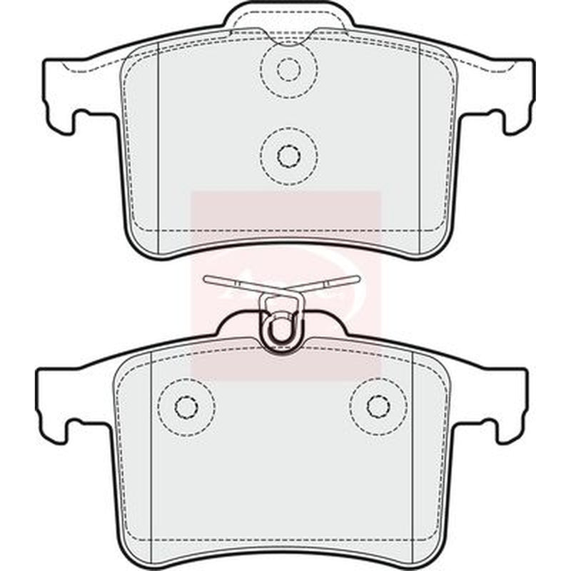 Apec Rear Brake Pad Set PAD1768