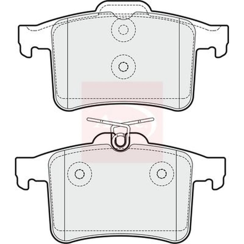 Apec Rear Brake Pad Set PAD1768