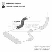 Borg & Beck Intercooler Turbo Charge Air Hose BTH1338