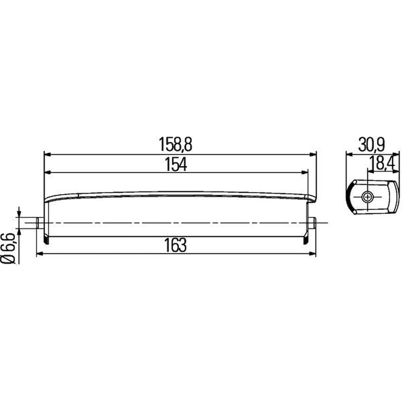 Hella Lamp Drl Ledayline 15 MD12 Set 2PT Vehicle Front 2PT 980 860-801 3010000