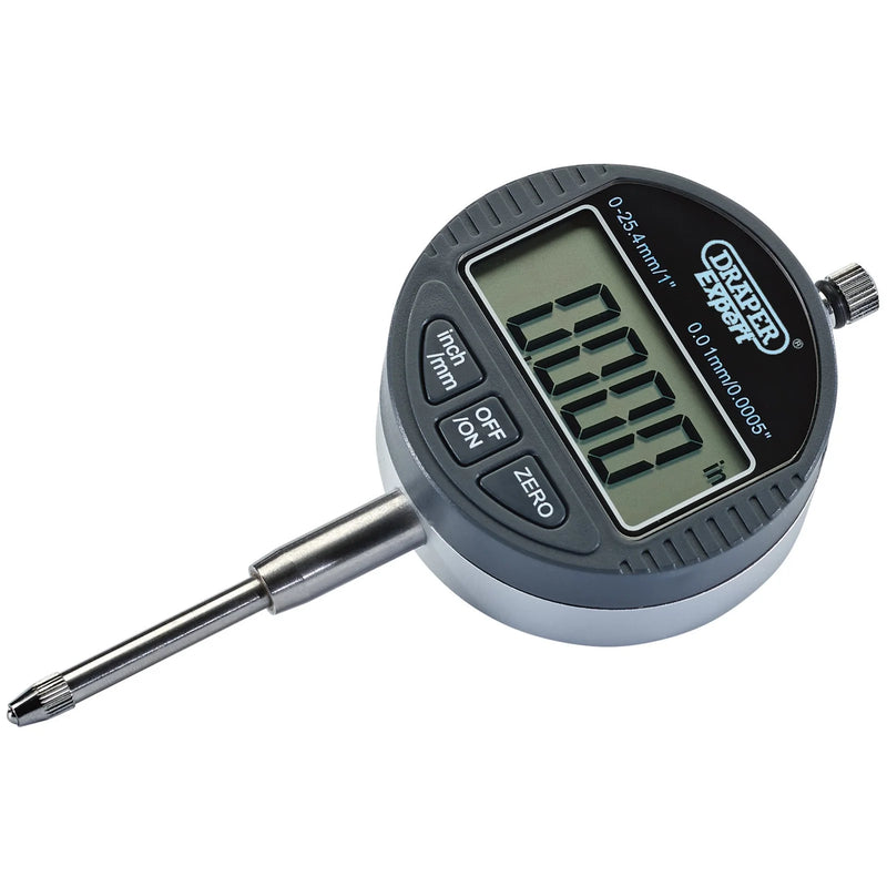 Draper Expert Digital Dial Test Indicator 0-25mm/0-1" PDDG/A