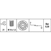 Hella Oil Pressure Sensor Switch 6ZL 007 675-001