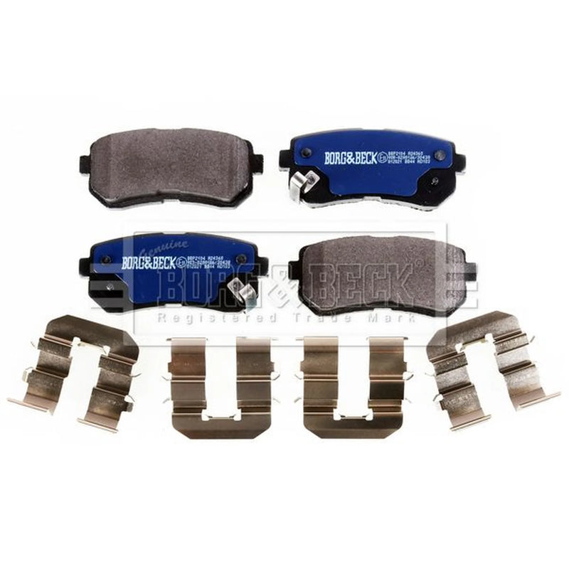 Borg & Beck 4 x Rear Brake Pad Set BBP2104