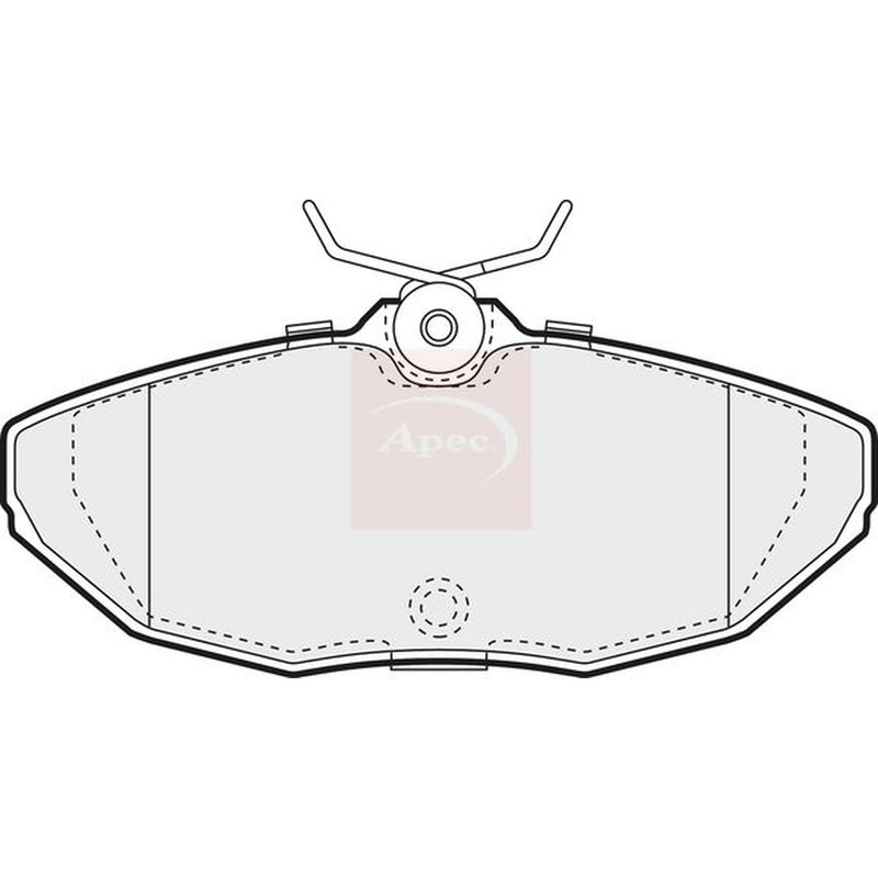 Apec Rear Brake Pad Set PAD1127
