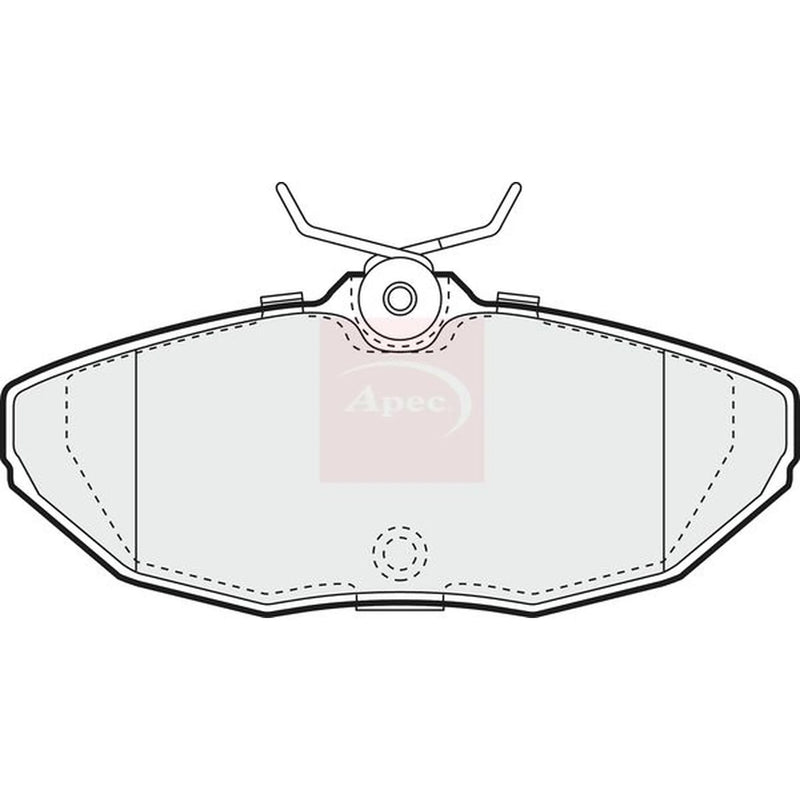 Apec Rear Brake Pad Set PAD1127
