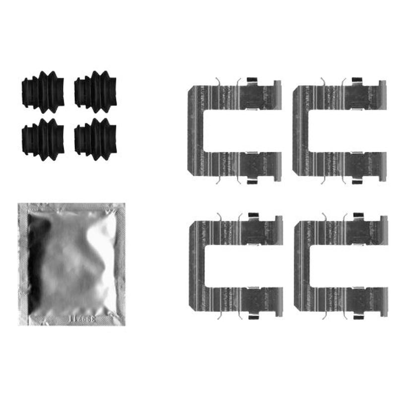 Textar Brake Pad Accessory Fitting Kit Rear 82550700