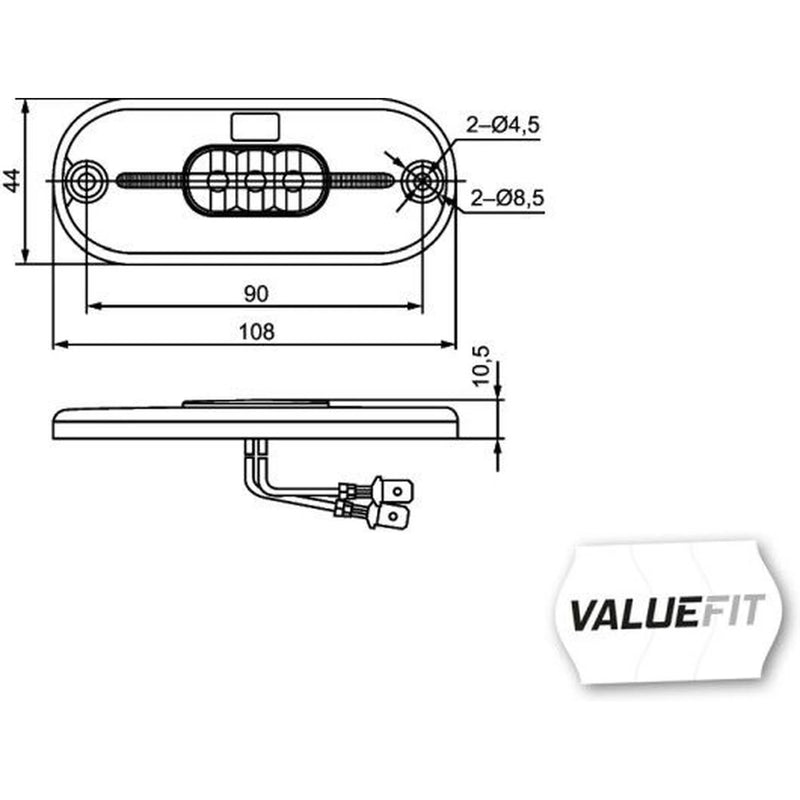 Hella Lamp Sr MD12 2TM Right 2TM 357 009-011 2TM 357 009-011
