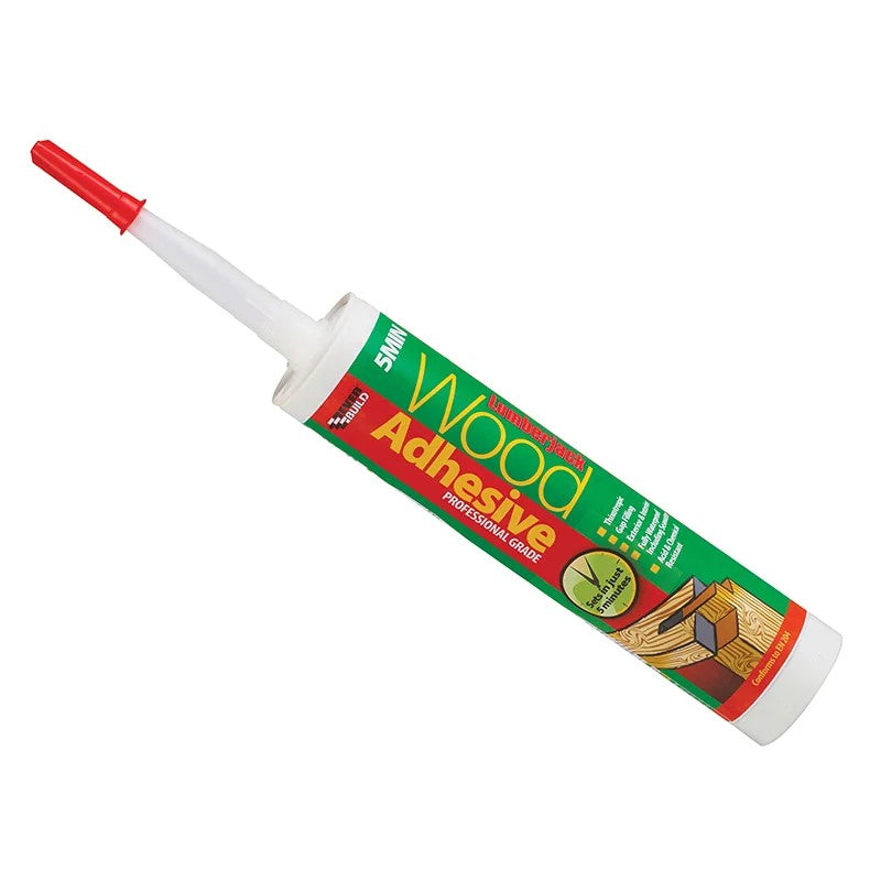 Everbuild Sika Lumberjack 5min Polyurethane Wood Adhesive Gel 310ml